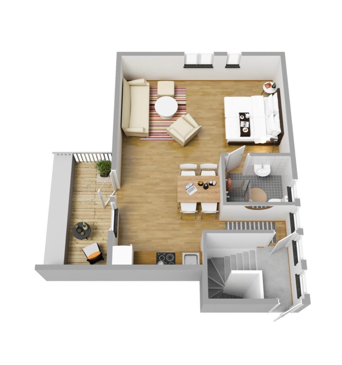 Apartmán Hamnhuset Bjoerkoe Bjorko  Exteriér fotografie